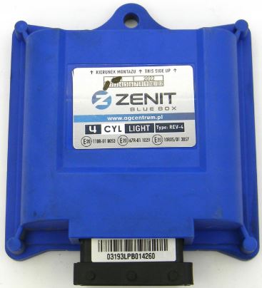 ZENIT BLUE BOX LIGHT 4 CYLINDRY STEROWNIK KOMPUTER LPG